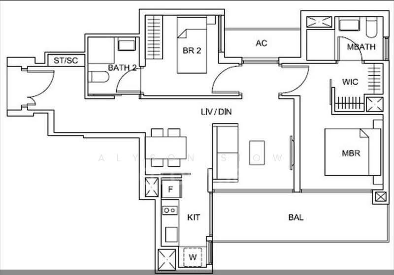 Sky Vue, Bishan Street 14, Ang Mo Kio / Bishan / Thomson, 2 Bedrooms, 807 sqft, Condominium For Sale, by Alyson Siow, 500270100 - PropertyGuru.com.sg
