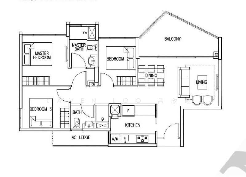 The Skywoods, 7 Dairy Farm Heights, Dairy Farm / Bukit Panjang / Choa Chu Kang, 3 Bedrooms, 947 sqft, Condominium For Sale, by Laven Loo 吕欣颐, 500270104 - PropertyGuru.com.sg