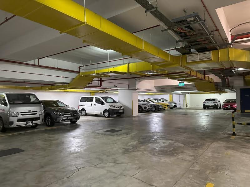 Enterprise Industrial Building, 46 Lorong 17 Geylang, Eunos / Geylang / Paya Lebar, 2,357 sqft, Light Industrial (B1) For Rent, by Mark Tan, 500270146 - Car Park - CommercialGuru.com.sg
