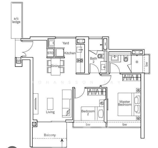 Cube 8, 376 Thomson Road, Newton / Novena, 2 Bedrooms, 893 sqft, Condominium For Sale, by Johansson Tay, 500270150 - PropertyGuru.com.sg