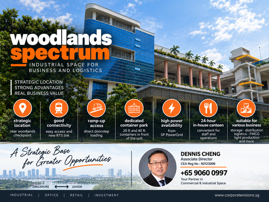 Woodlands Spectrum I, Admiralty / Woodlands, 13,500 sqft, Factory / Workshop (B2) For Rent, by DENNIS CHENG, 500270248 - CommercialGuru.com.sg
