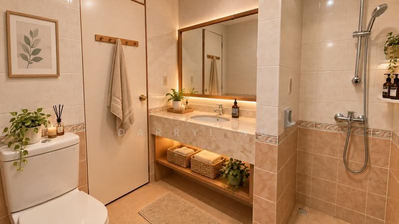 Le Shantier, 4 Shan Road, Balestier / Toa Payoh, Room Rental, 100 sqft, Condominium For Rent, by Darryl Ng, 500270300 - Bathroom - PropertyGuru.com.sg