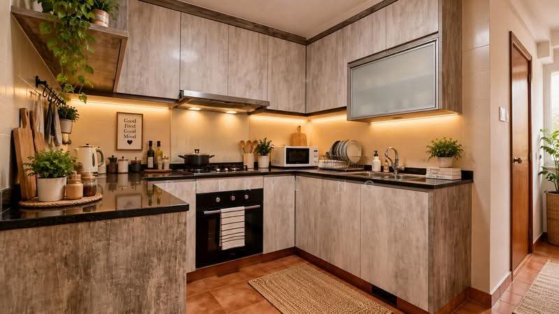 Modena, 35 Simei Street 4, Pasir Ris / Tampines, Room Rental, 100 sqft, Condominium For Rent, by Darryl Ng, 500270338 - Kitchen - PropertyGuru.com.sg