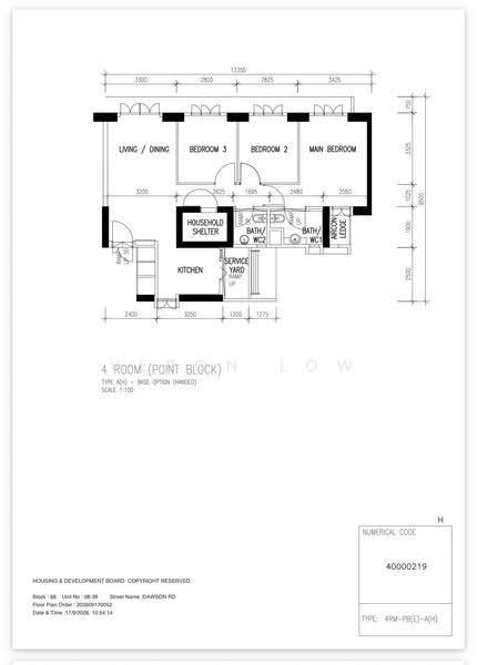 88 Dawson Road, 88 Dawson Road, Alexandra / Commonwealth, 3 Bedrooms, 893 sqft, HDB Flat For Sale, by Veron Low, 500270356 - PropertyGuru.com.sg