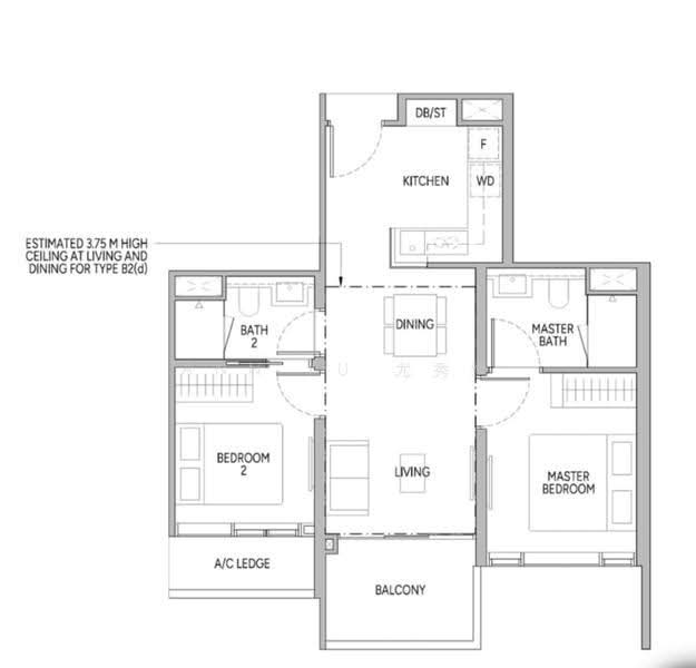 Union Square Residences, 28 Havelock Road,, Boat Quay / Raffles Place / Marina, 2 Bedrooms, 700 sqft, Condominium For Sale, by Ann Yu 尤秀缘, 500270364 - PropertyGuru.com.sg