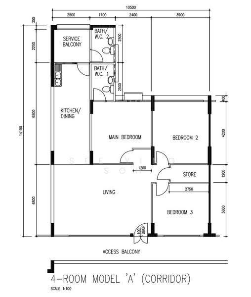 872 Woodlands St 81, st 81, 3 Bedrooms, 1,237 sqft, HDB Flat For Sale, by See Ying Soh, 500270381 - PropertyGuru.com.sg