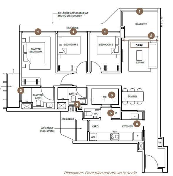 Thomson Reserve, Thomson Reserve, Ang Mo Kio / Bishan / Thomson, 3 Bedrooms, 1,055 sqft, Condominium For Sale, by Eric Choy, 500270423 - PropertyGuru.com.sg