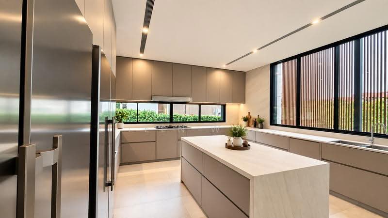 Brand New Zen Masterpiece | A “Baby GCB” That Feels Grand, Tanglin / Holland / Bukit Timah, 8 Bedrooms, 15,000 sqft, Good Class Bungalow For Sale, by Eileen Wong, 500270442 - Kitchen - PropertyGuru.com.sg