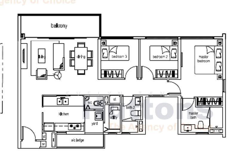 Tree House, 66 Chestnut Avenue, Dairy Farm / Bukit Panjang / Choa Chu Kang, 3 Bedrooms, 1,152 sqft, Condominium For Sale, by Evelyn Tan, 500270458 - PropertyGuru.com.sg