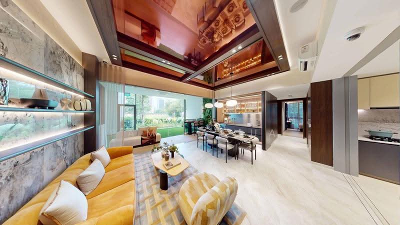 Promenade Peak, 1 Zion Road, Alexandra / Commonwealth, 4 Bedrooms, 1,421 sqft, Condominium For Sale, by Pamela Lua, 500270495 - Living Room - PropertyGuru.com.sg