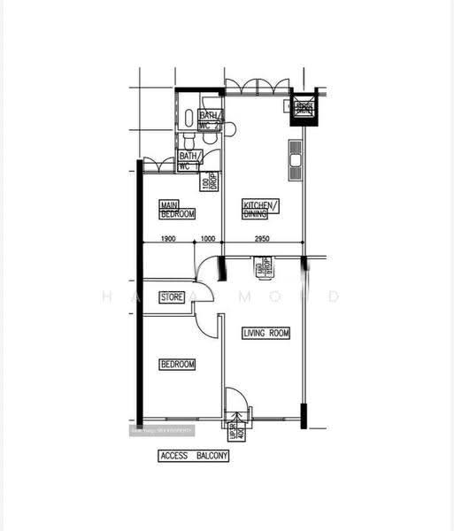 330 Clementi Avenue 2, 330 Clementi Avenue 2, Buona Vista / West Coast / Clementi New Town, 2 Bedrooms, 721 sqft, HDB Flat For Sale, by Hana Mohd, 500270503 - PropertyGuru.com.sg