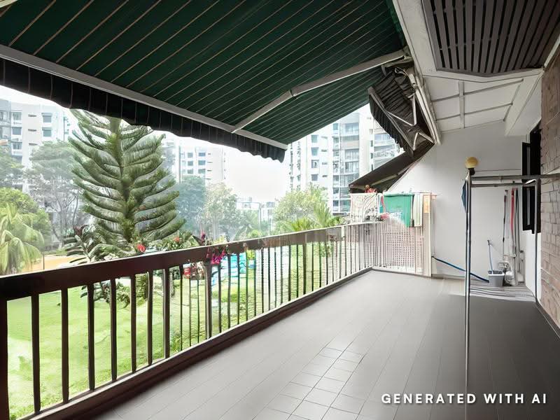 Nim Gardens, 71 Nim Road, Seletar / Yio Chu Kang, 3 Bedrooms, 2,174 sqft, Condominium For Sale, by Lynn Lee, 500270514 - Balcony - PropertyGuru.com.sg