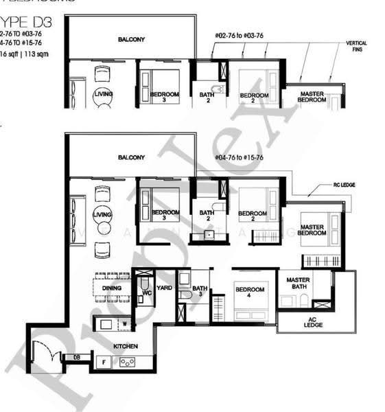 Kingsford Waterbay, 80 Upper Serangoon View, Hougang / Punggol / Sengkang, 4 Bedrooms, 1,216 sqft, Condominium For Sale, by Veann Tang, 500270554 - PropertyGuru.com.sg