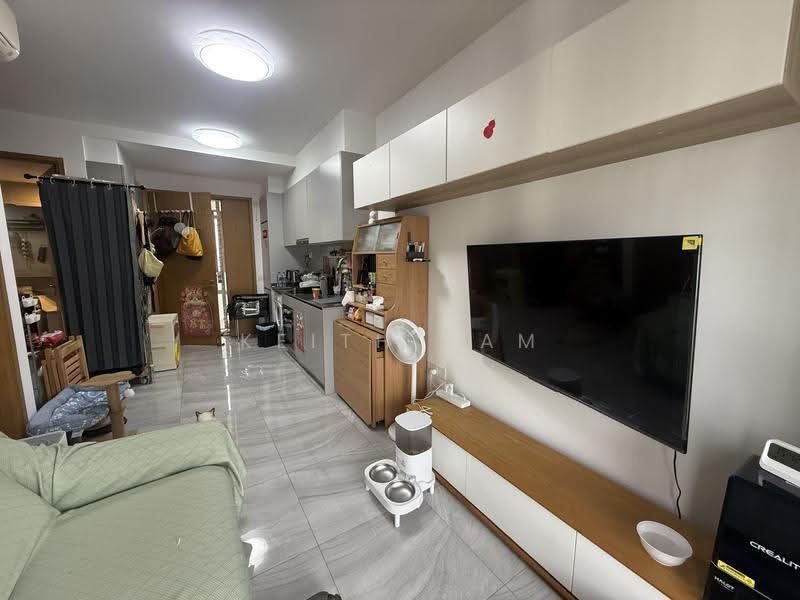 High Park Residences, 31 Fernvale Road, Seletar / Yio Chu Kang, 1 Bedroom, 452 sqft, Condominium For Sale, by Keith Kam, 500270592 - Living Room - PropertyGuru.com.sg