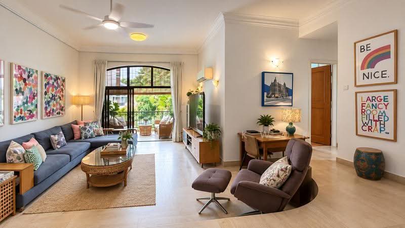 Tanglin Park, 5 Ridley Park, Tanglin / Holland / Bukit Timah, 4 Bedrooms, 1,980 sqft, Condominium For Sale, by Hui Sann Kwok, 500270688 - Living Room - PropertyGuru.com.sg