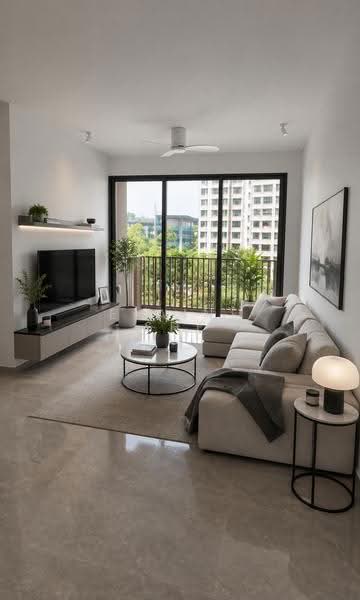 Norwood Grand, Admiralty / Woodlands, 4 Bedrooms, 1,173 sqft, Condominium For Rent, by Elaine She, 500270754 - Living Room - PropertyGuru.com.sg