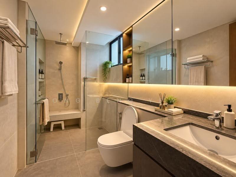 Yuk Tong Avenue, Clementi Park / Upper Bukit Timah, 6 Bedrooms, 5,406 sqft, Semi-Detached House For Sale, by Ong Beng Yew, 500270769 - Bathroom - PropertyGuru.com.sg