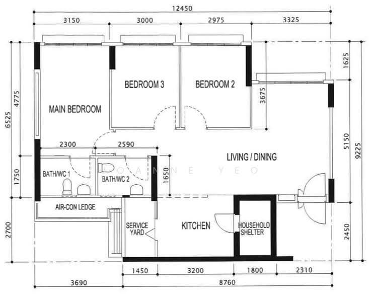 217B Boon Lay Ave Corner 4 Room flat Near River Valley High, , 3 Bedrooms, 1,013 sqft, HDB Flat For Sale, by Joanne Yeo, 500270830 - PropertyGuru.com.sg