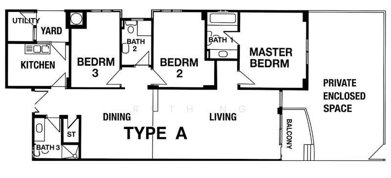 Villas Laguna, 366 Upper East Coast Road, Bedok / Upper East Coast, 3 Bedrooms, 2,002 sqft, Condominium For Rent, by Ruth Ng, 500270836 - PropertyGuru.com.sg