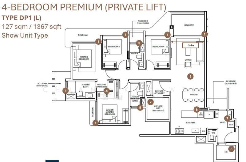 Thomson Reserve, Bright Hill Drive, Ang Mo Kio / Bishan / Thomson, 4 Bedrooms, 1,367 sqft, Condominium For Sale, by Chuang Kuo Wei 庄国玮, 500270904 - PropertyGuru.com.sg
