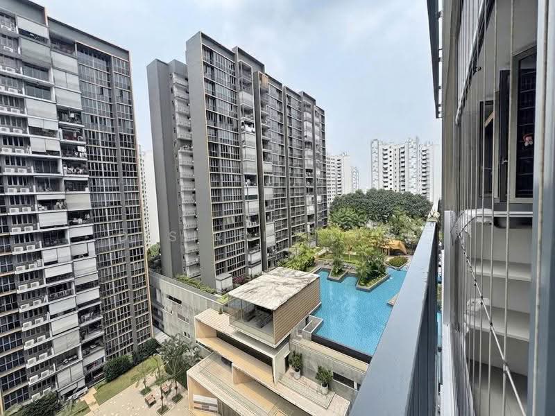 Sol Acres, 8 Choa Chu Kang Grove, Dairy Farm / Bukit Panjang / Choa Chu Kang, 3 Bedrooms, 872 sqft, Condominium For Sale, by Desiree Leung, 500270915 - Balcony view - PropertyGuru.com.sg