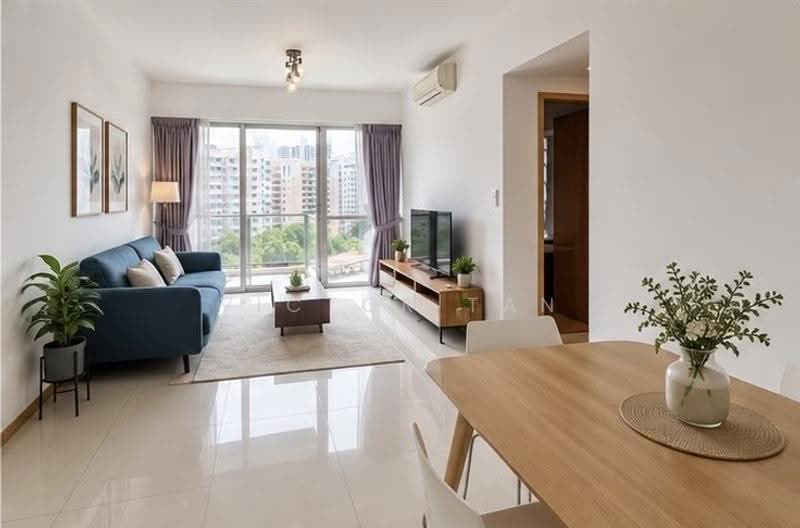 Domain 21, 21 Delta Road, Alexandra / Commonwealth, 2 Bedrooms, 926 sqft, Condominium For Sale, by Victor Tan, 500270942 - Living Room - PropertyGuru.com.sg