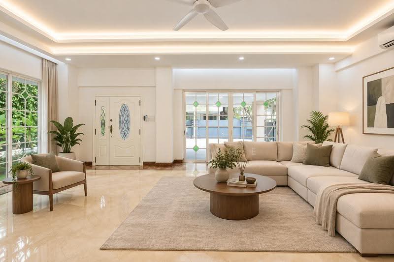 Gentle Villas, Gentle Drive, Newton / Novena, 5 Bedrooms, 7,382 sqft, Detached House For Rent, by Andy Wee, 500270955 - Living Room - PropertyGuru.com.sg