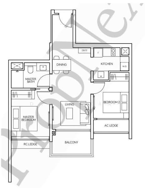 AMO Residence, 21 Ang Mo Kio Rise, Ang Mo Kio / Bishan / Thomson, 2 Bedrooms, 678 sqft, Condominium For Sale, by Damien Tan, 500270980 - PropertyGuru.com.sg