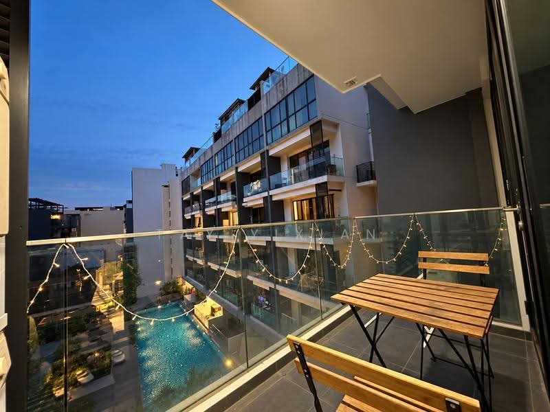Guillemard Edge, 38 Lorong 30 Geylang, Eunos / Geylang / Paya Lebar, 1 Bedroom, 441 sqft, Condominium For Sale, by Tay Yixian, 500271039 - Balcony - PropertyGuru.com.sg