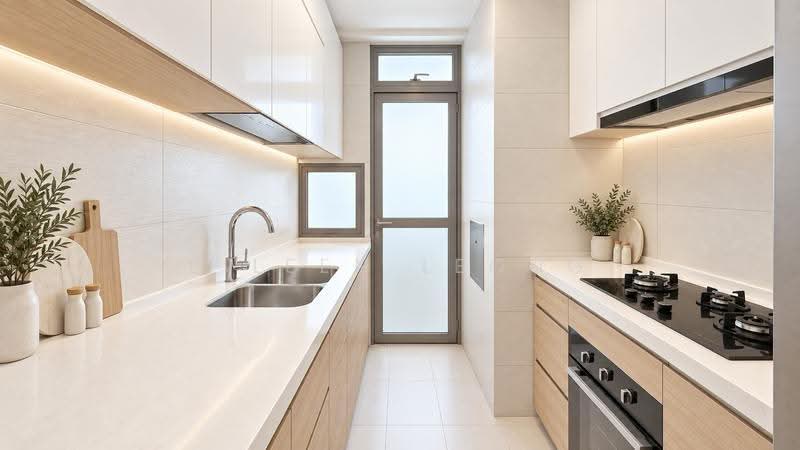 Skies Miltonia, 31 Miltonia Close, Sembawang / Yishun, 3 Bedrooms, 2,551 sqft, Condominium For Sale, by Eileen Leong, 500271070 - Kitchen (AI used for Design Ideas) - PropertyGuru.com.sg