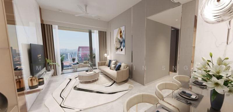 Newport Residences, 80 Anson Road, Chinatown / Tanjong Pagar, 3 Bedrooms, 980 sqft, Condominium For Sale, by MM Benjamin Sng, 500271090 - Living Room - PropertyGuru.com.sg
