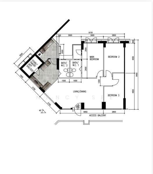 63B Lengkok Bahru, 63B Lengkok Bahru, Alexandra / Commonwealth, 3 Bedrooms, 1,076 sqft, HDB Flat For Sale, by Nancy See, 500271106 - PropertyGuru.com.sg