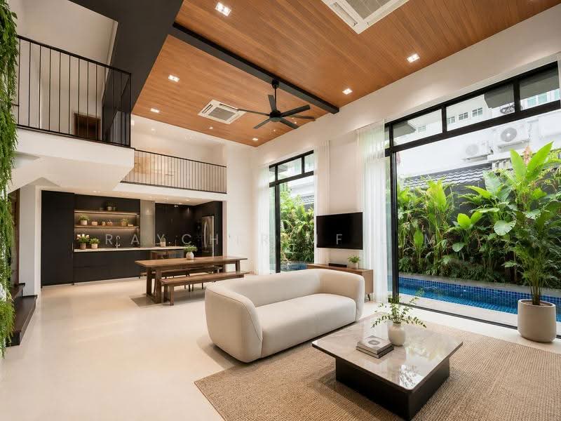 Kenanga avenue, Kenanga avenue, Macpherson / Potong Pasir, 6 Bedrooms, 4,600 sqft, Corner Terrace For Sale, by Raycher MF Lim, 500271107 - Living Room (staged by Ai) - PropertyGuru.com.sg