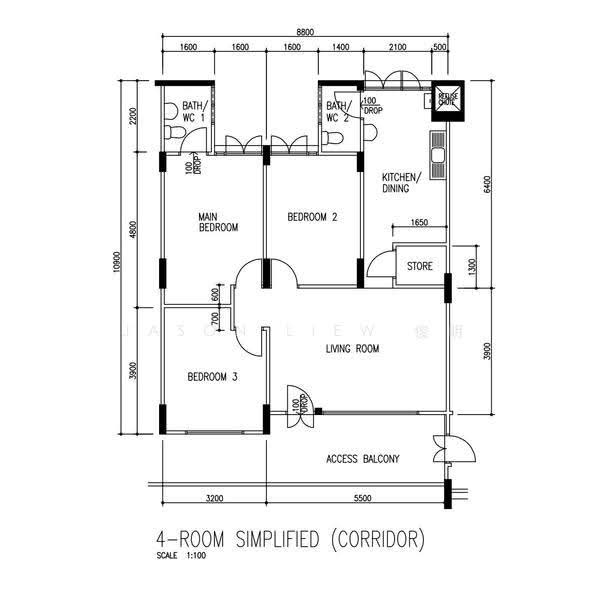 242 Serangoon Avenue 3, 242 Serangoon Avenue 3, Hougang / Punggol / Sengkang, 3 Bedrooms, 904 sqft, HDB Flat For Sale, by Jason Liew 俊明, 500271140 - PropertyGuru.com.sg