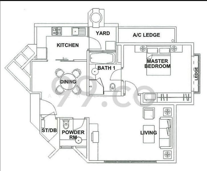 Edelweiss Park Condo, 102 Flora Road, Changi Airport / Changi Village, 2 Bedrooms, 828 sqft, Condominium For Sale, by Laven Loo 吕欣颐, 500271161 - PropertyGuru.com.sg