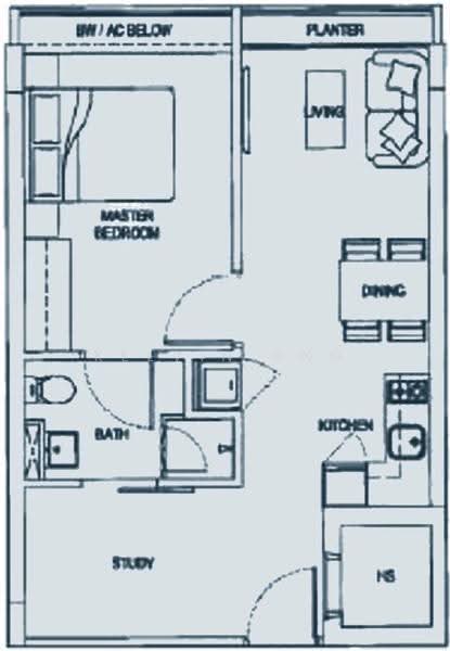 Siglap V, 2 First Street, East Coast / Marine Parade, 2 Bedrooms, 517 sqft, Condominium For Sale, by Kelvin Ong, 500271190 - PropertyGuru.com.sg