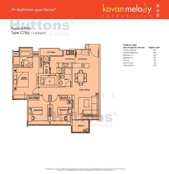 Kovan Melody, 33 Kovan Road, Hougang / Punggol / Sengkang, 3 Bedrooms, 1,216 sqft, Condominium For Sale, by Michael Khoo, 500271261 - PropertyGuru.com.sg