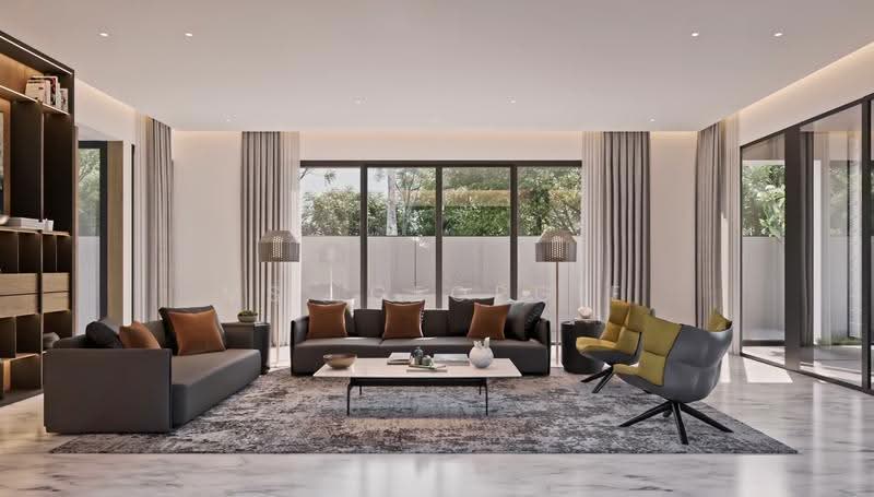 Brand New Detached with Pool & Lift at Mount Sinai. 1km to Henry Park Pri, Mount Sinai Road, Holland Grove Road, Tanglin / Holland / Bukit Timah, 6 Bedrooms, 12,239 sqft, Detached House For Sale, by Ms. Georgie, 500271347 - Living Room - PropertyGuru.com.sg