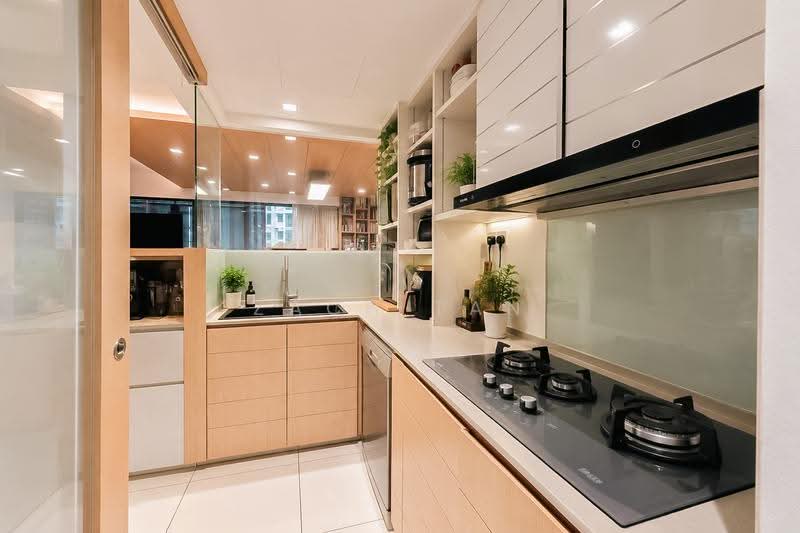 Twin Waterfalls, 82 Punggol Central, Hougang / Punggol / Sengkang, 4 Bedrooms, 1,238 sqft, Condominium For Sale, by Zach Tan, 500271363 - Kitchen - PropertyGuru.com.sg