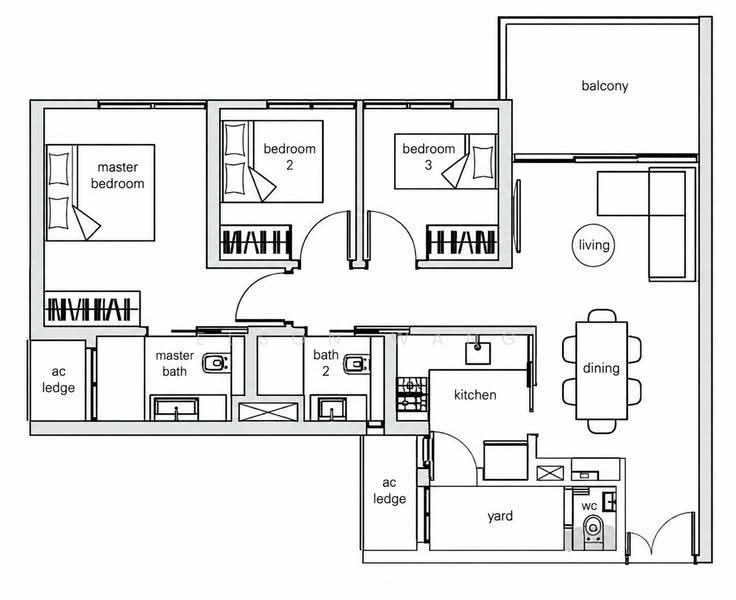 The Panorama, 8 Ang Mo Kio Ave 2, Ang Mo Kio / Bishan / Thomson, 3 Bedrooms, 1,012 sqft, Condominium For Sale, by Elson Wang, 500271379 - PropertyGuru.com.sg