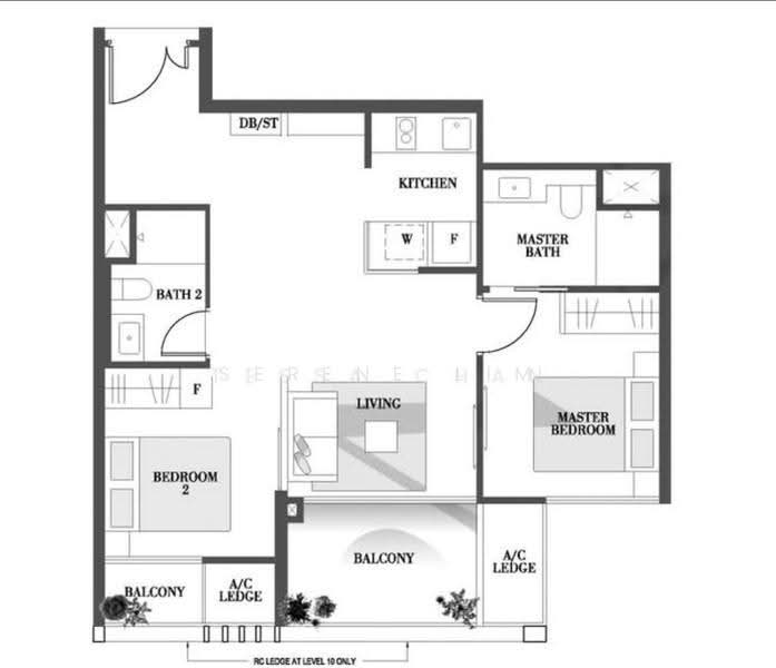 Botanique at Bartley, 223 Upper Paya Lebar Road, Hougang / Punggol / Sengkang, 2 Bedrooms, 732 sqft, Condominium For Sale, by Serene Lim, 500271400 - Kitchen - PropertyGuru.com.sg