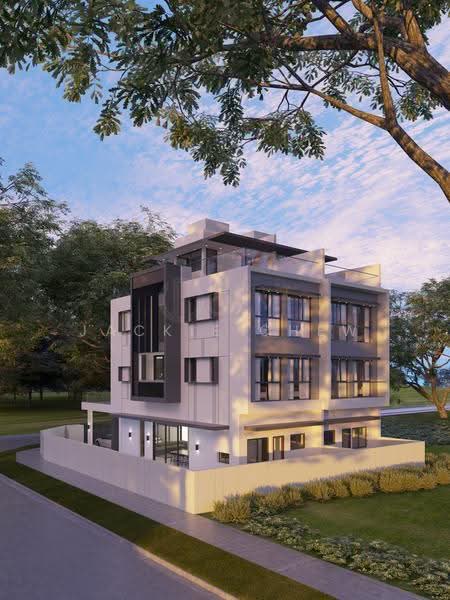 ★ GIANT ★ District 14 Brand New Freehold Corner Terrace | Walk to Kembangan MRT, Jalan Ismail, Lorong Mydin, Lorong Melayu, Eunos / Geylang / Paya Lebar, 5 Bedrooms, 5,885 sqft, Corner Terrace For Sale, by Jackie Chew, 500271430 - Exterior - PropertyGuru.com.sg