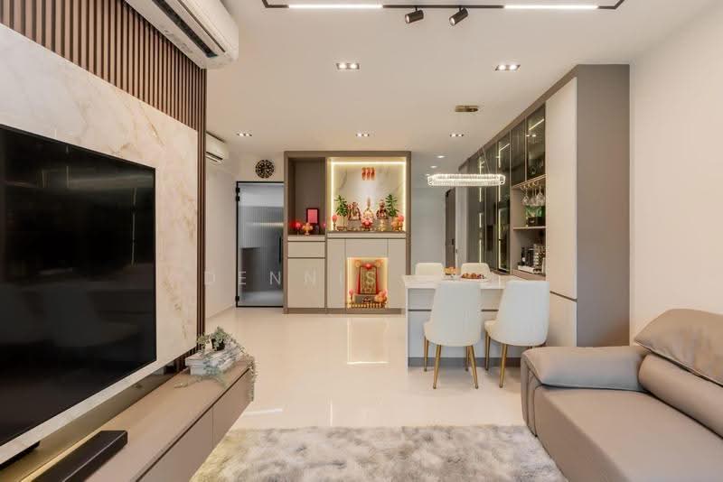Treasure at Tampines, 15 Tampines Lane, Pasir Ris / Tampines, 4 Bedrooms, 1,281 sqft, Condominium For Sale, by Dennis Lim, 500271467 - Living Room - PropertyGuru.com.sg