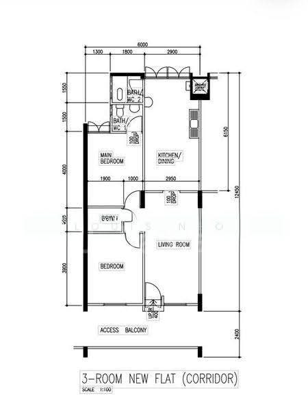 538 Ang Mo Kio Avenue 5, 538 Ang Mo Kio Avenue 5, Ang Mo Kio / Bishan / Thomson, 2 Bedrooms, 732 sqft, HDB Flat For Sale, by Louis Neo, 500271540 - PropertyGuru.com.sg