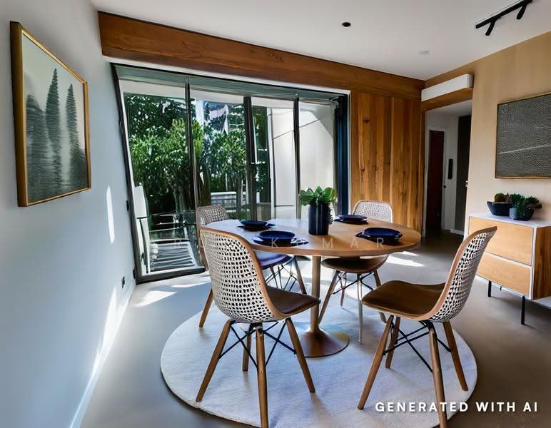 Balmoral Heights, 8 Balmoral Crescent, Tanglin / Holland / Bukit Timah, 3 Bedrooms, 1,163 sqft, Apartment For Rent, by Arun Kumar, 500271550 - Dining Room - PropertyGuru.com.sg