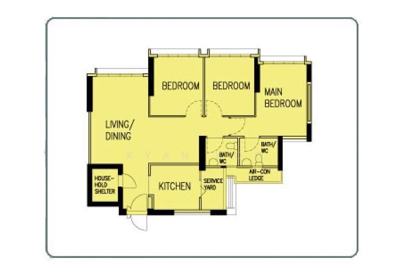 811A Choa Chu Kang Avenue 7, 811A Choa Chu Kang Avenue 7, Dairy Farm / Bukit Panjang / Choa Chu Kang, 3 Bedrooms, 1,001 sqft, HDB Flat For Sale, by Ryan Koo, 500271565 - PropertyGuru.com.sg