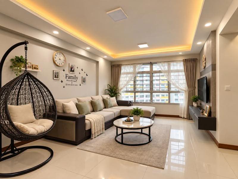 811A Choa Chu Kang Avenue 7, 811A Choa Chu Kang Avenue 7, Dairy Farm / Bukit Panjang / Choa Chu Kang, 3 Bedrooms, 1,001 sqft, HDB Flat For Sale, by Ryan Koo, 500271565 - Living Room - PropertyGuru.com.sg