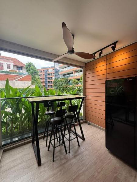 Sophia Hills, 5 Mount Sophia, Orchard / River Valley, Studio, 506 sqft, Condominium For Rent, by Gevelle Cheng, 500271587 - Balcony - PropertyGuru.com.sg