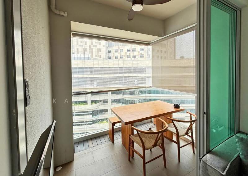 Zedge, 2 Akyab Road, Newton / Novena, 1 Bedroom, 592 sqft, Condominium For Sale, by Katherine Kee, 500271608 - Balcony - PropertyGuru.com.sg