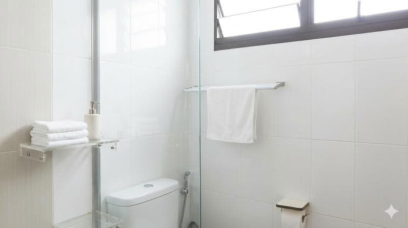 Sengkang HDB 3Room/ Area Near ★ D19 / ★ TOP, Built 2017 Year ★, Fernvale Link, with  RIVER VIEW, 2 Bedrooms, 743 sqft, HDB Flat For Sale, by Able S.K Toh, 500271666 - Bathroom - PropertyGuru.com.sg